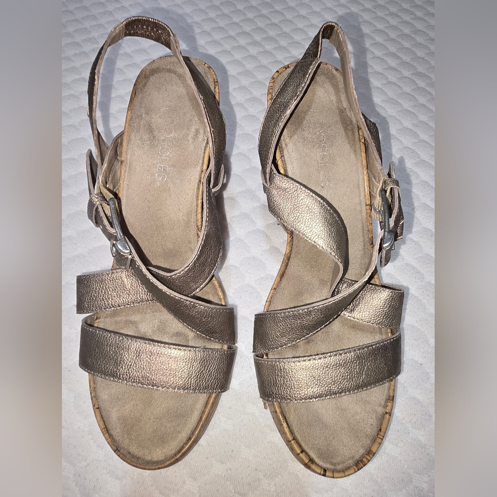 Women's Aerosoles Metallic Sandals